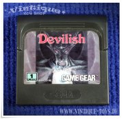 DEVILISH Spielmodul / cartridge für Sega Game Gear Handheld Spielkonsole in Game Gear Schutzbox, Sega, ca.1991