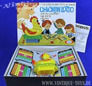 CHICKEN LOTTO, Ideal Toy Corp., England, 1965
