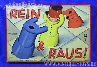 ELO-Spiel REIN & RAUS!, Otto Maier Verlag Ravensburg, ca.1930