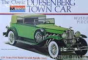 1:24 Plastikbausatz DUESENBERG TOWN CAR von 1934  in OF, Monogram Models / USA, 1974