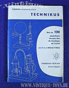 TECHNIKUS Experimentierkasten, Kosmos Frankhsche Verlagshandlung / Stuttgart, ca.1969