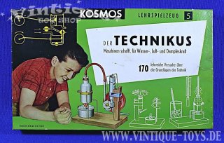 DER TECHNIKUS Experimentierkasten, Kosmos Frankhsche Verlagshandlung / Stuttgart, ca.1956