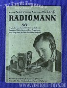 RADIOMANN Experimentierkasten, Kosmos Frankhsche Verlagshandlung / Stuttgart, ca.1947