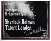 SHERLOCK HOLMES TATORT LONDON, Frankhsche Verlagshandlung W.Keller & Co. / Stuttgart, 1986