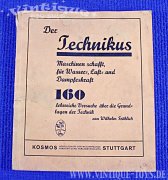 DER TECHNIKUS Experimentierkasten von 1937, Kosmos Frankhsche Verlagshandlung / Stuttgart, ca.1937