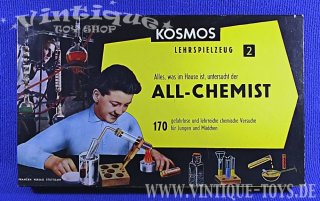 Kosmos ALL-CHEMIST Experimentierkasten, Kosmos / Frankhsche Verlagshandlung W.Keller & Co. / Stuttgart, 1956