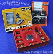 Kosmos Experimentierkasten 7B RADIO + ELEKTRONIK Ergänzungskasten zu Radio + Elektronik 7A, Kosmos / Franckhsche Verlagshandlung / Stuttgart, 1959