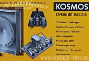 Kosmos Experimentierkasten 7B RADIO + ELEKTRONIK Ergänzungskasten zu Radio + Elektronik 7A, Kosmos / Franckhsche Verlagshandlung / Stuttgart, 1959