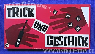 TRICK UND GESCHICK Zauberkasten unbespielt, JFS (Josef Friedrich Schmidt / München), 1970