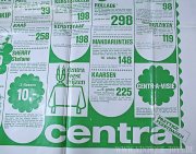 Centra Markt Werbespiel CENTR-A-VISIE Weltraumspiel, Centra Lebensmittel, Niederlande, ca.1975