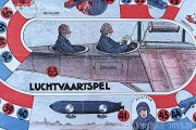 Brettspiel-Bogen LUCHTVAARTSPEL (Flug-Spiel), Buismans G.S., Zwartsluis, Niederlande, ca.1915