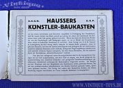 HAUSSERS KÜNSTLER-BAUKASTEN Nr.4, O.M.H.L. Hausser (Otto und Max Hausser / Ludwigsburg), ca.1917