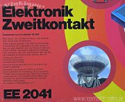 Philips ELEKTRONIK ZWEITKONTAKT EE2041 Zusatz-Experimentierkasten in OF, Philips, ca.1973
