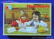 Plastik Kinder Back-Set MINI MIX IT / BACKE-BACKE-KUCHEN in OVP, Tupperware Toys, London, 1979