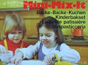 Plastik Kinder Back-Set MINI MIX IT / BACKE-BACKE-KUCHEN in OVP, Tupperware Toys, London, 1979