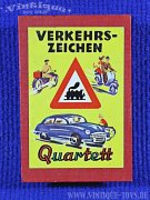 VERKEHRSZEICHEN Quartett, Piatnik / Wien, ca.1952