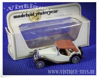 Models of Yesteryear Y-8 1:35 MG-TC 1945, Matchbox Lesney, ca.1977