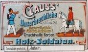 Kleiner DEUTSCHER HOLZ-SOLDAT mit Gewehr und Rucksack, Zittauer Spielwarenfabrik Robert Geissler, Zittau, ca.1915