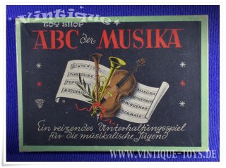 ABC DER MUSIKA Frage- und Antwort Lotto, Omnia-Verlag, ca. 1950